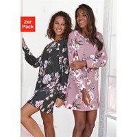 Vivance Dreams Sleepshirt, (2er-Pack), mit Blumendruck von Vivance Dreams