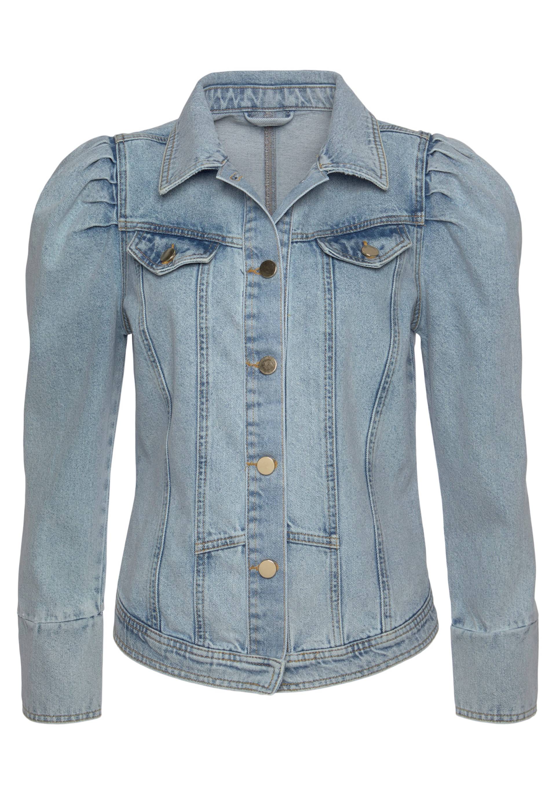 Jeansjacke in blue-washed von Vivance von Vivance