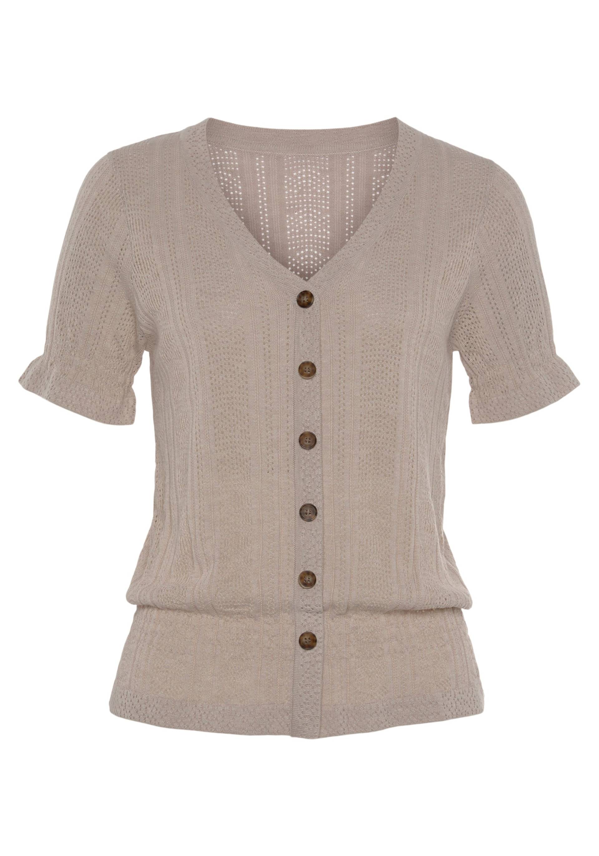 Strandshirt in sand von Vivance von Vivance