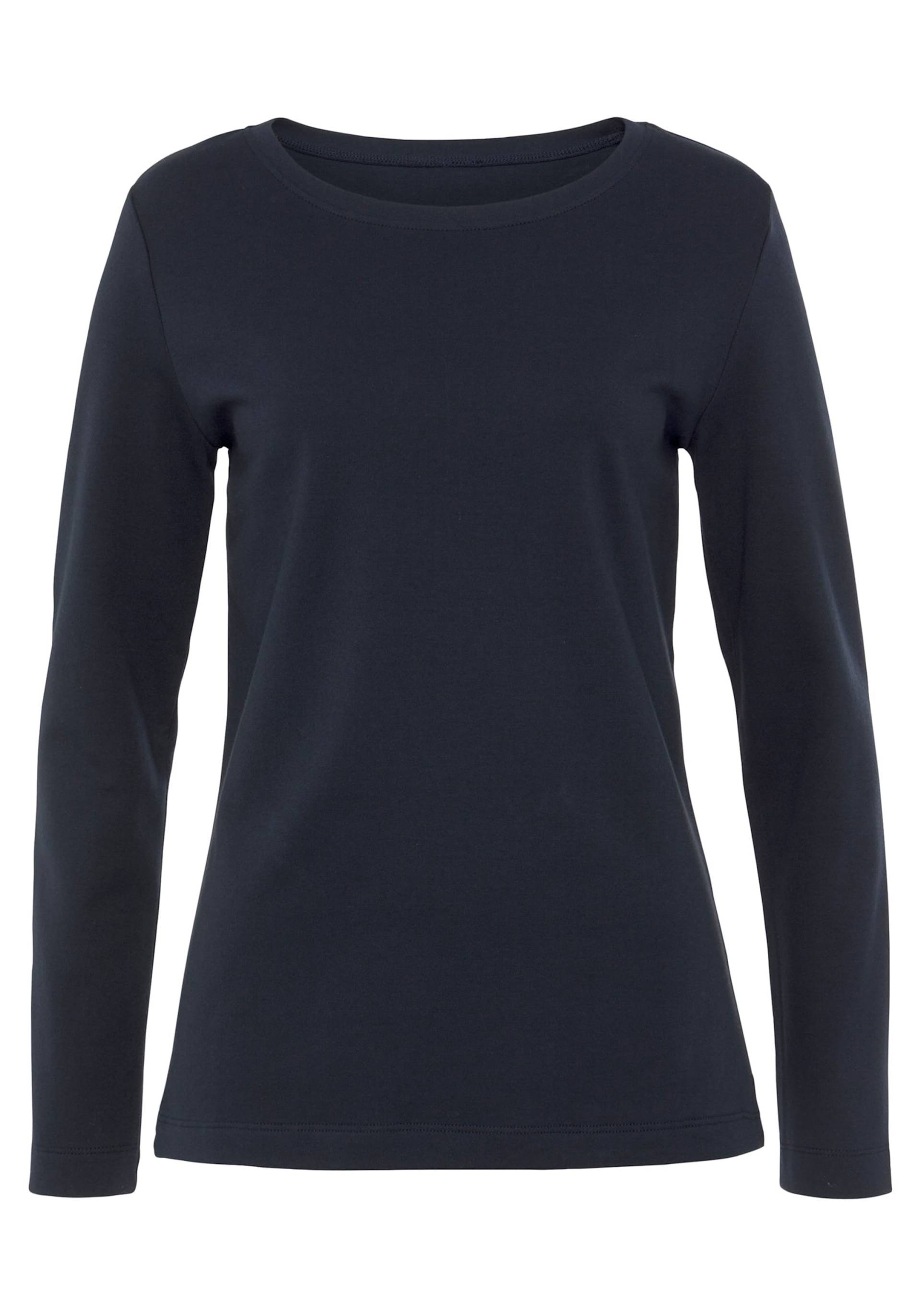 Langarmshirt in beere, navy von Vivance von Vivance