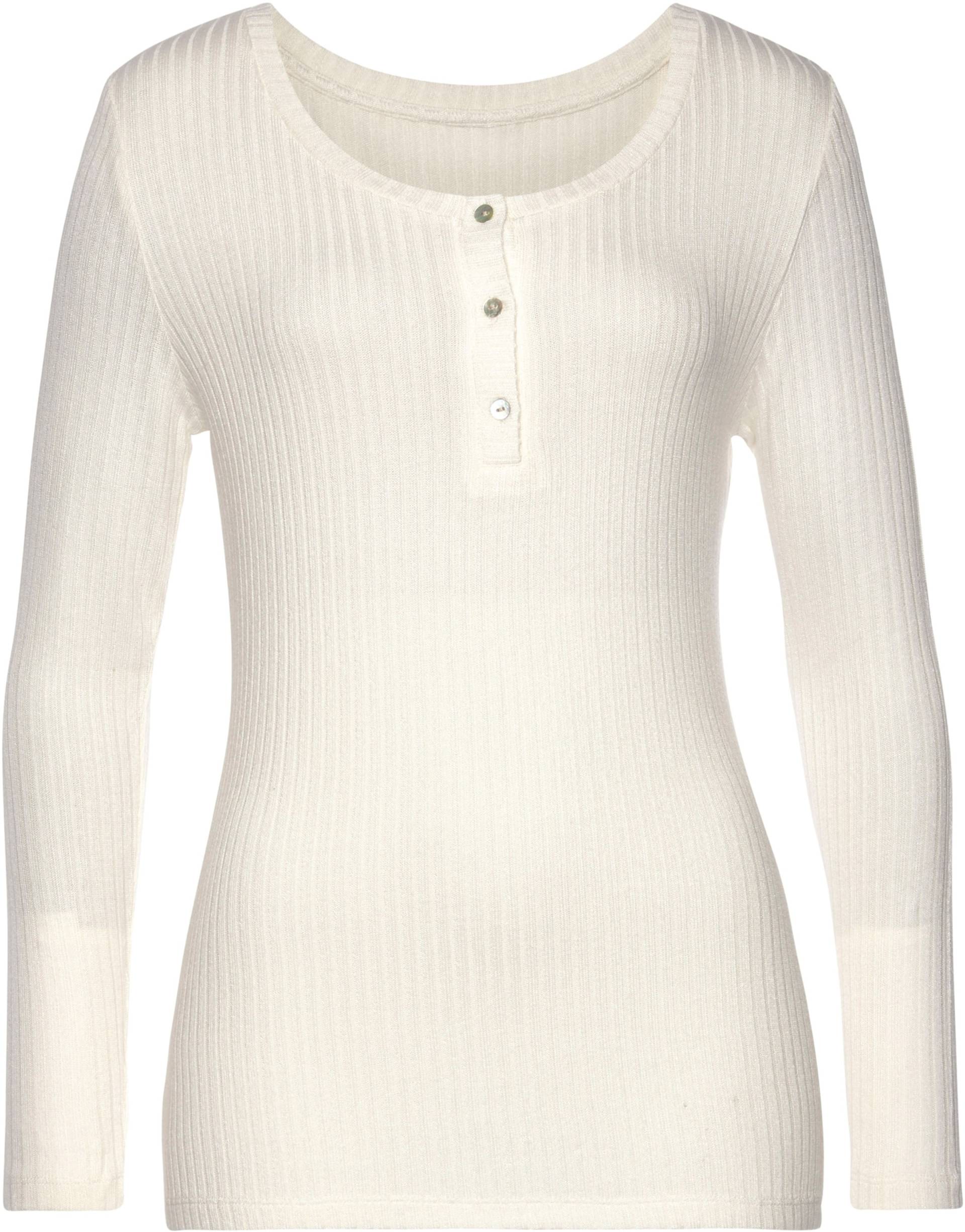 Langarmshirt in creme von Vivance von Vivance