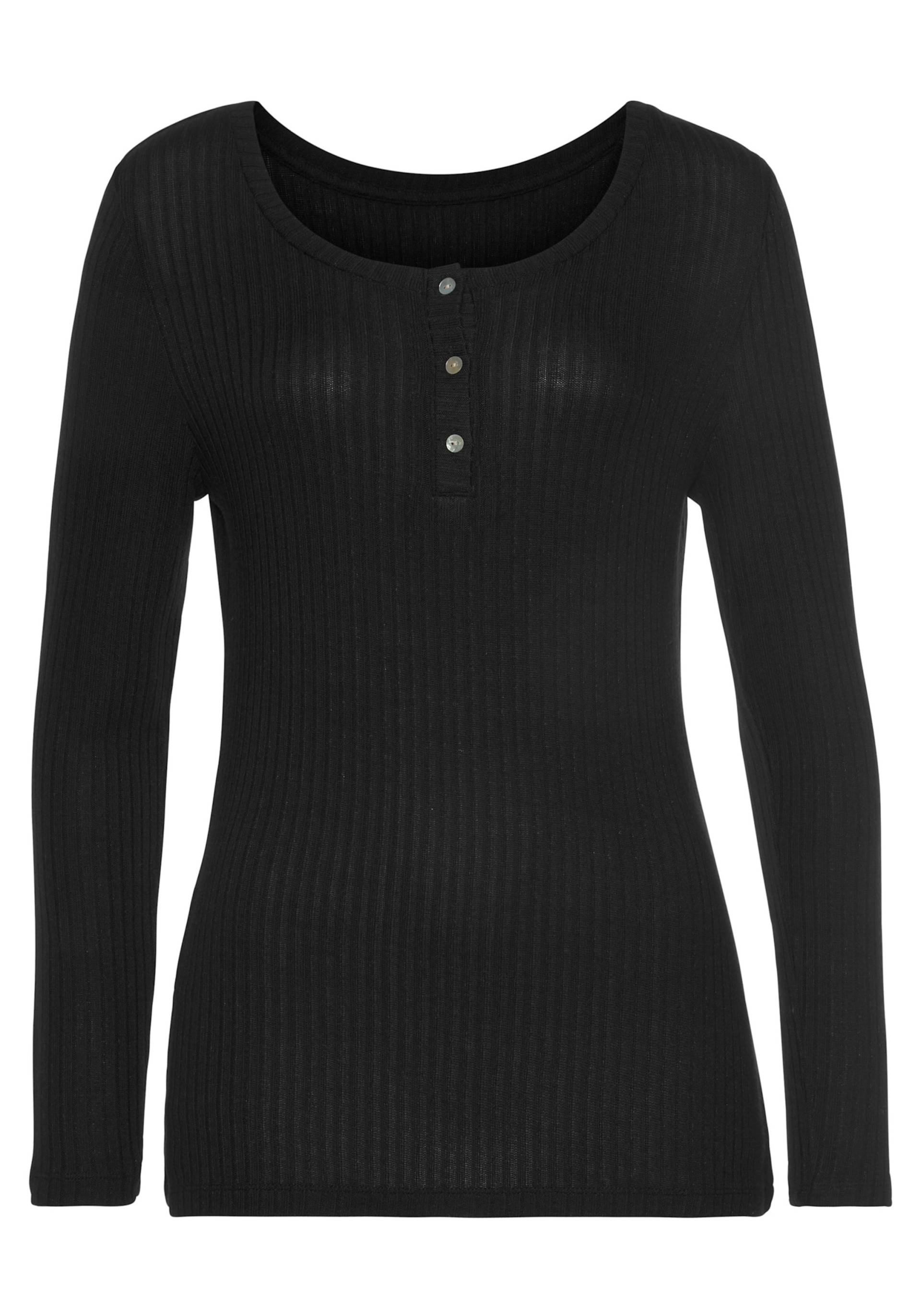 Langarmshirt in schwarz von Vivance von Vivance