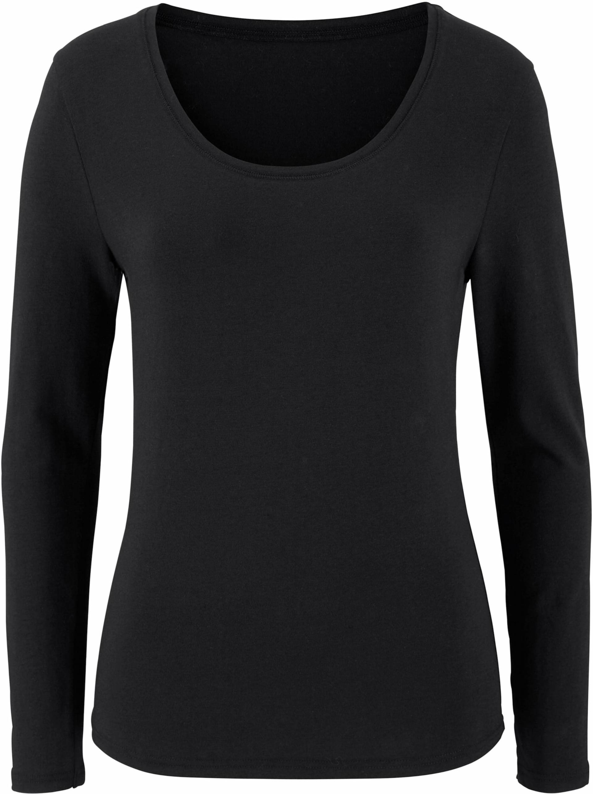 Langarmshirt in schwarz von Vivance von Vivance