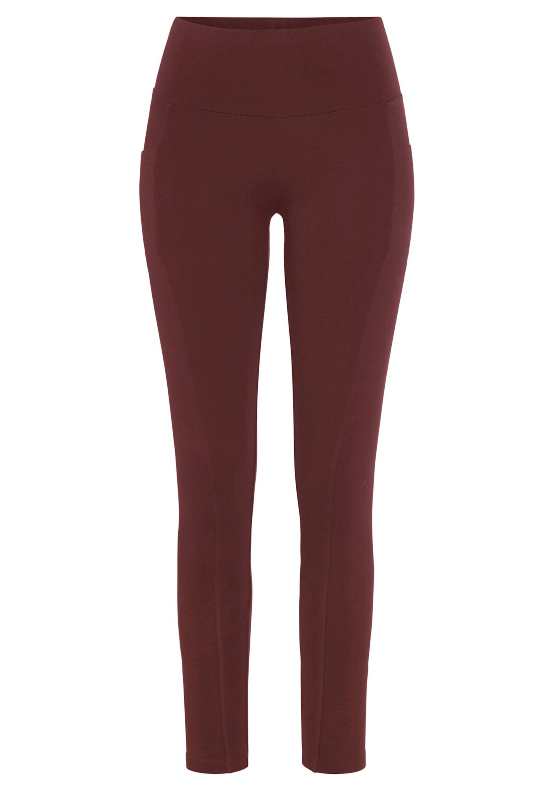 Leggings in rot braun von Vivance von Vivance