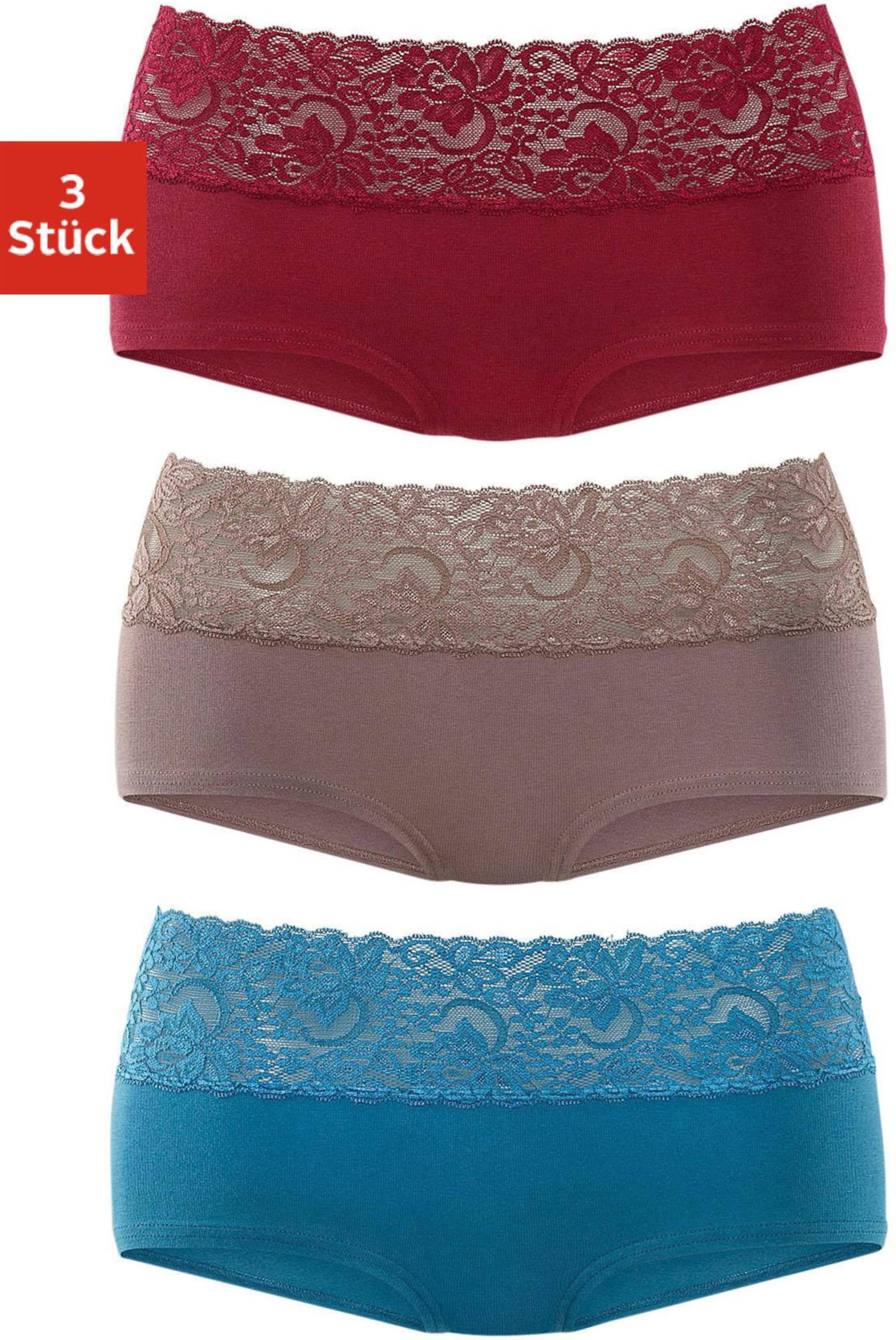 Panty in petrol, taupe, bordeaux von Vivance von Vivance