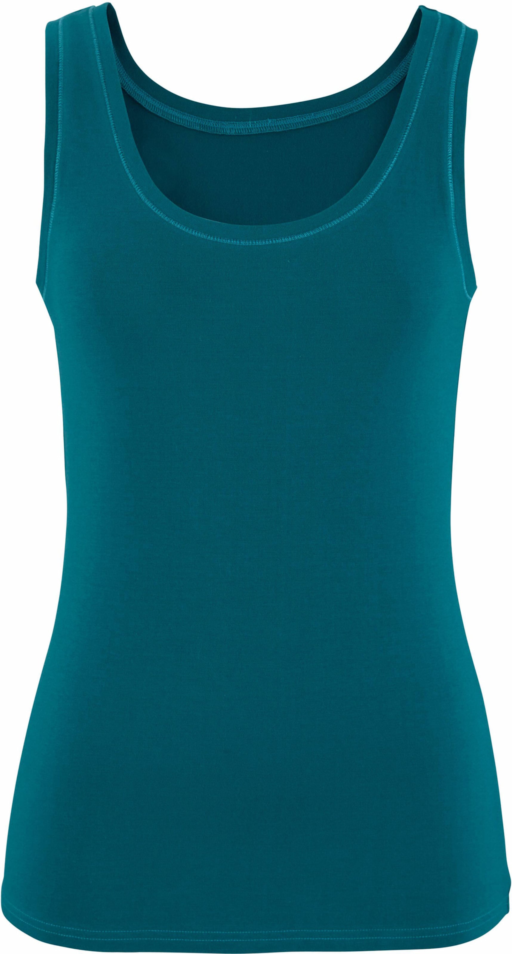 Tanktop in petrol, schwarz von Vivance von Vivance