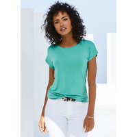 Vivance Kurzarmshirt "mit Gummizug im Bund" aus weichem Viskose-Stretch Vivance Kurzarmshirt "mit Gummizug im Bund" aus weichem Viskose-Stretch von Vivance