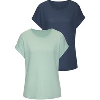 Vivance Kurzarmshirt "aus weicher Piqué-Qualität", (2er-Pack) von Vivance