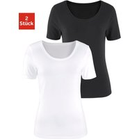 Vivance Kurzarmshirt, (2er-Pack) von Vivance