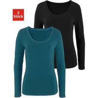 Vivance Langarmshirt, (2er-Pack) von Vivance