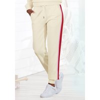 Vivance Sweatpants, (1 tlg.), Sweathose mit kontrast Einsätzen, Loungeanzug von Vivance