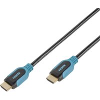 Vivanco HDMI-Kabel blau schwarz von Vivanco