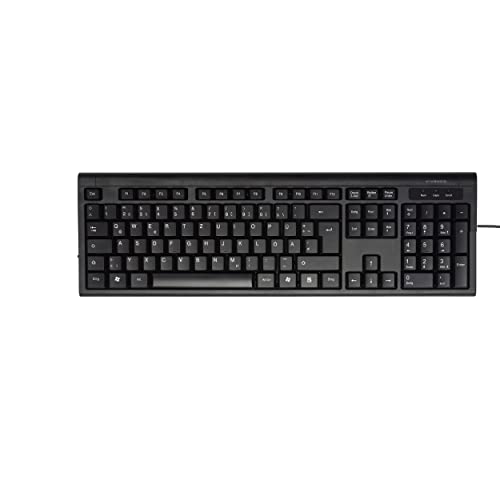 Vivanco 36641 IT-KB USB/PS2 schwarz von Vivanco