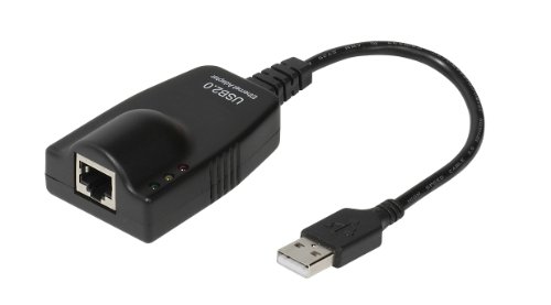 Vivanco IT-USB NET Adapterkabel (USB auf Netzwerk) schwarz von Vivanco