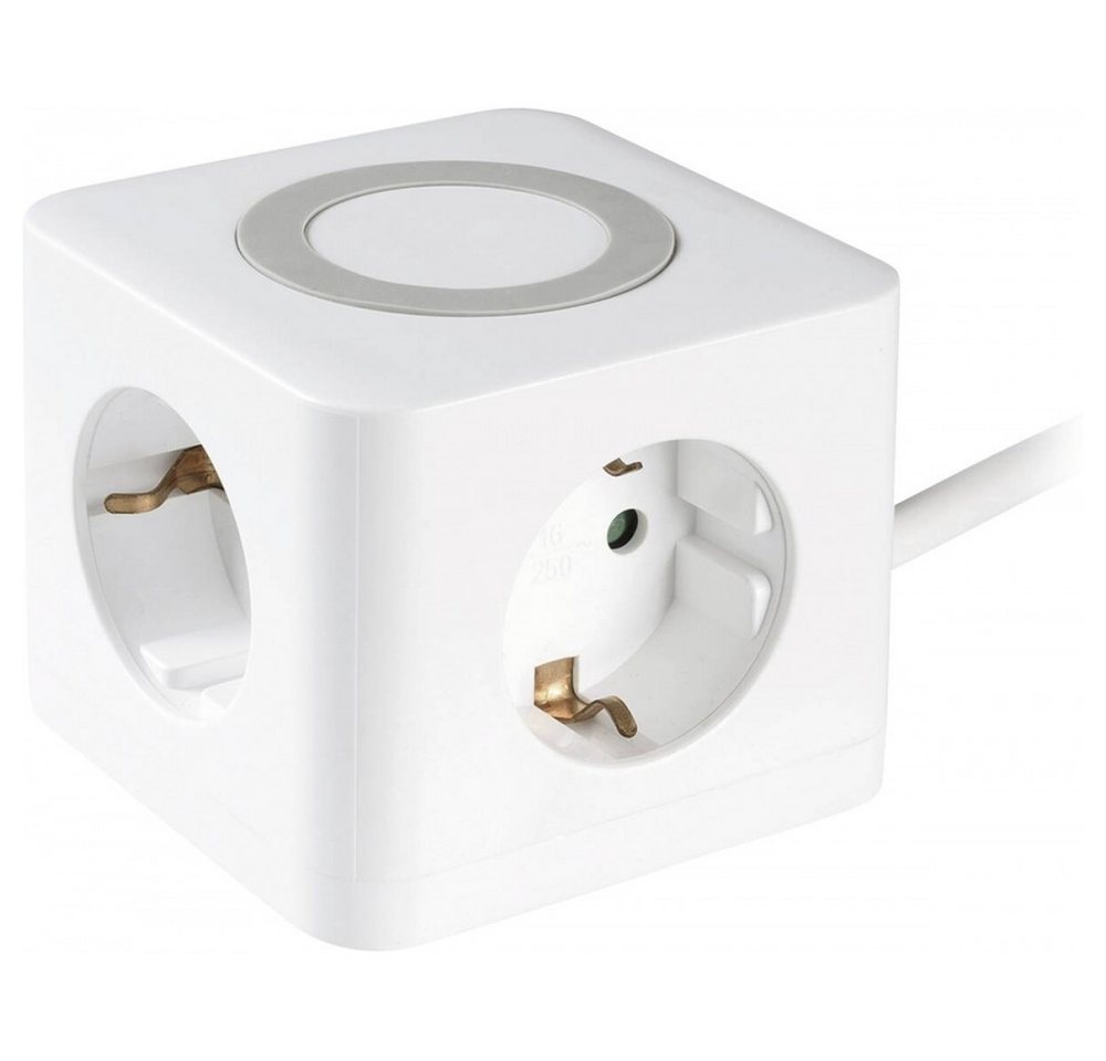 Vivanco Steckdose PC 3W3USB - 3fach Steckdosenwürfel - weiss Vivanco Steckdose PC 3W3USB - 3fach Steckdosenwürfel - weiss von Vivanco
