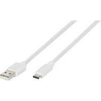 Vivanco USB-Kabel USB 2.0 USB-A Stecker, USB-C® Stecker 0.50m Weiß 38755 von Vivanco