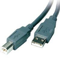 Vivanco USB 2.0 Kabel 3.0m Typ A Stecker - Typ B Stecker grau von Vivanco