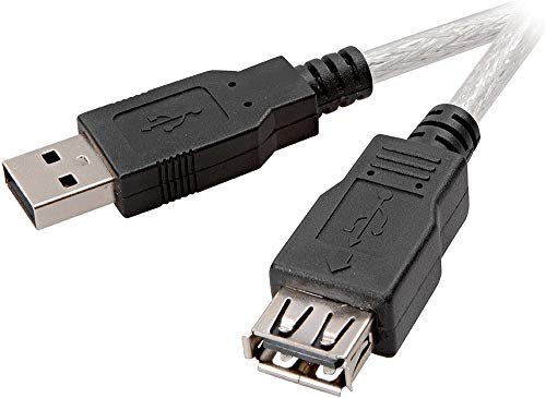 Vivanco USB 2.0 Verlängerung USB A-Stecker / USB A-Kupplung 0,75m schwarz von Vivanco