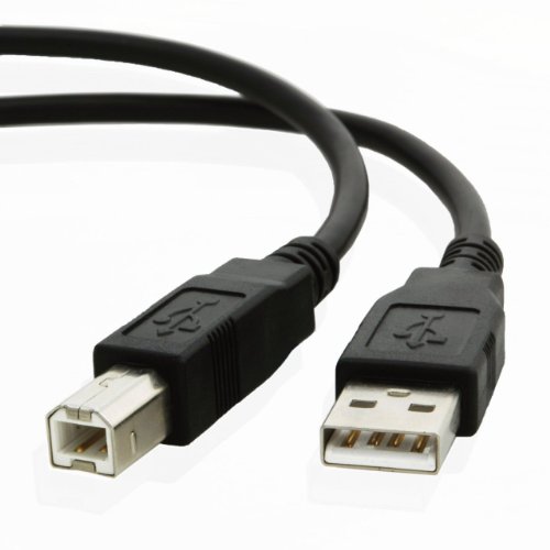 Vivanco USB 2.0 zertifiziertes Kabel mit Goldkontakten, USB A Stecker <-> USB B Stecker 1.8 m von Vivanco