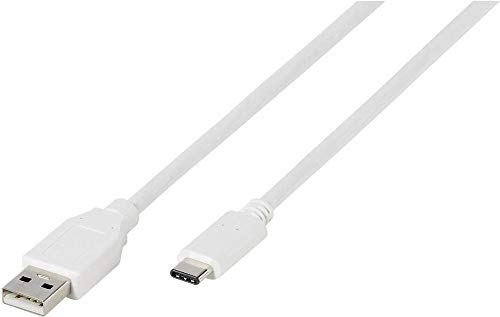 Vivanco USB-Kabel USB 2.0 USB-A Stecker, USB-C™ Stecker 1.20m Weiß von Vivanco