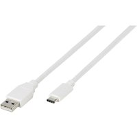 Vivanco - USB-Kabel usb 2.0 usb-a Stecker, usb-c® Stecker 1.20 m Weiß 38756 von Vivanco