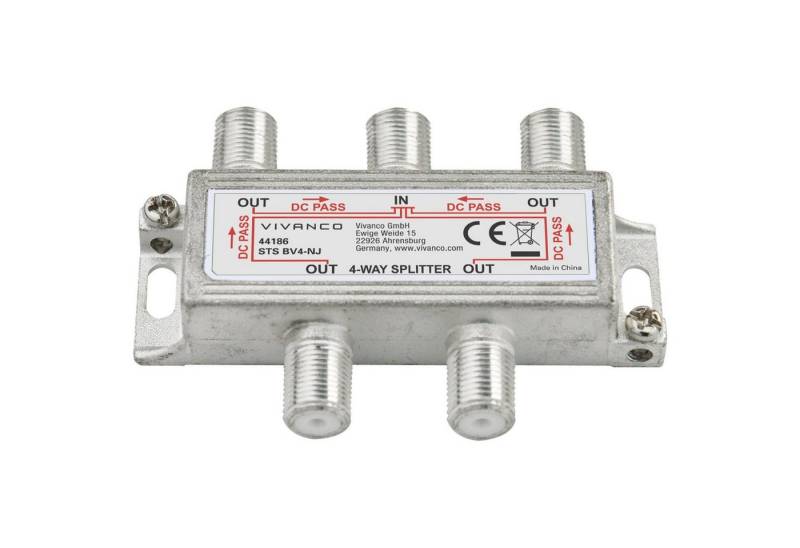 Vivanco Universal-Octo-LNB (SAT 4 Fach Antetenverteiler) von Vivanco