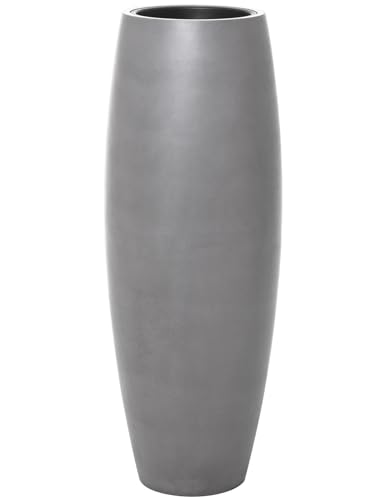 Vivanno Pflanzkübel Bodenvase Fiberglas Magnum Beton-Design Grau - 100x29 von Vivanno