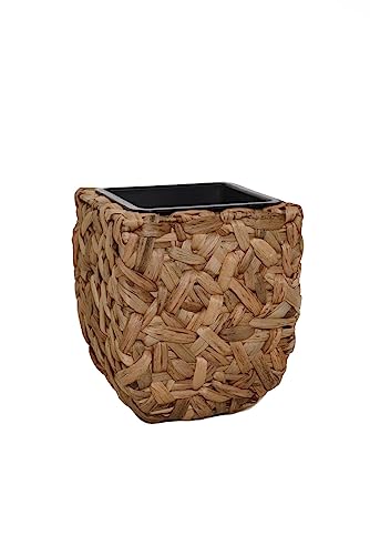 Vivanno Pflanzkübel Blumenkübel Pflanzgefäß Wasserhyazinthe Natur WILD - 30 x 25 x 25 cm von Vivanno