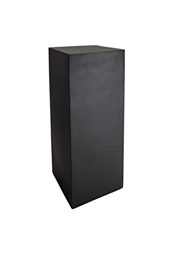 Vivanno Podest Deko-Säule Stele Blumenständer Fiberglas Anthrazit 40x40x100 von Vivanno