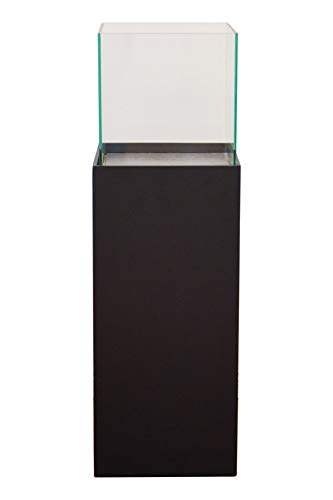 VIVANNO Windlicht-Säule Kerzenständer Deko-Laterne Candela Schwarz Matt 80 cm hoch von VIVANNO