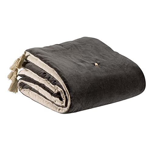 Vivaraise Elise Pompon-Bettdecke 80 X 180 Donner 80 x 180 cm von Vivaraise