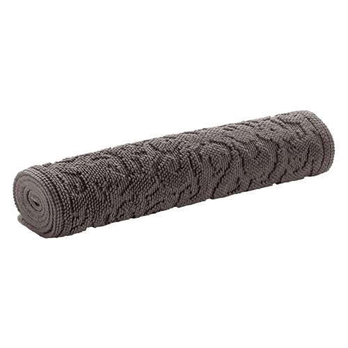 Vivaraise Badematte Gilda carbonfarben 54 x 110 cm von Vivaraise