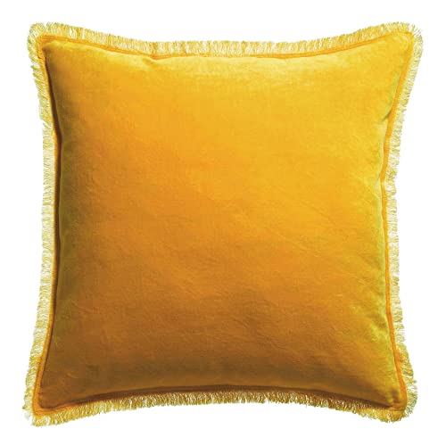 Vivaraise Einfarbiges Kissen Fara currygelb 45 x 45 cm Vivaraise Einfarbiges Kissen Fara currygelb 45 x 45 cm von Vivaraise