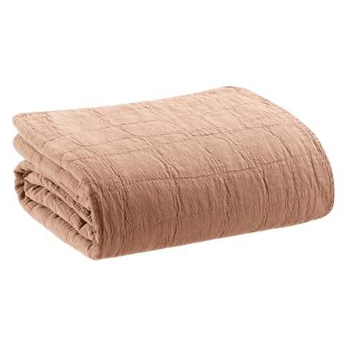 Vivaraise Recycelte Decke Titou dragee 260 x 260 cm von Vivaraise