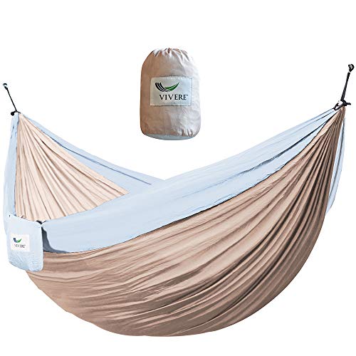 Vivere PAR254 Hängematte Nylon Doppel, Sand/Sky von Vivere