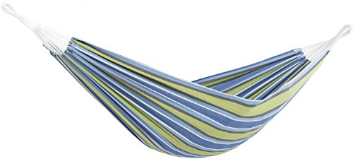 Vivere BRAZ224 Hängematte Doppel, Baumwolle, Oase, mehrfarbig, 240 x 160 cm Vivere BRAZ224 Hängematte Doppel, Baumwolle, Oase, mehrfarbig, 240 x 160 cm von Vivere