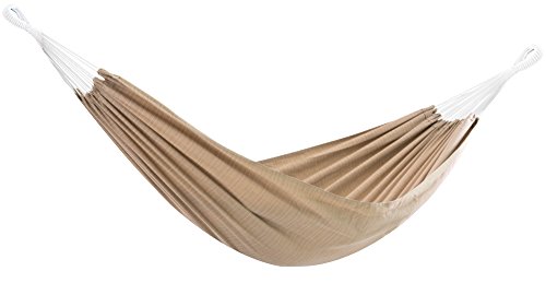 Vivere BZSUN11 Brasilianische Sunbrella®-Doppelhängematte, Sand, mehrfarbig von VIVERE