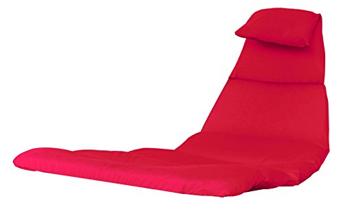 Vivere DRMC-CR Hänge Sessel Kissen Polyester, Rot von Vivere