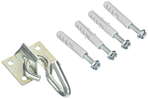Vivere HOOK1 Hängematte, Einzelhaken Set, Silber von Vivere