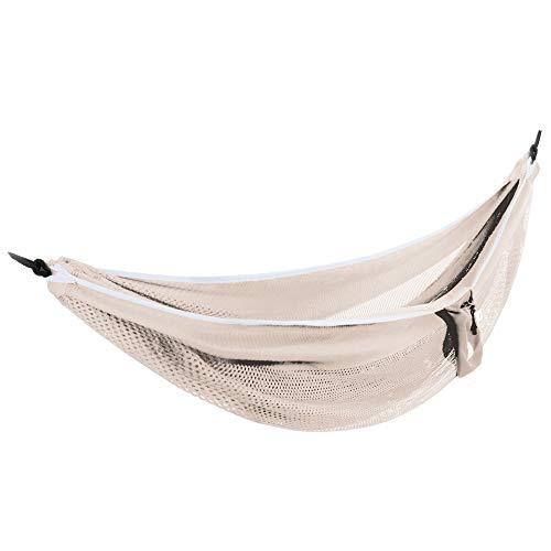 Vivere Mesh-Polyester-Hängematte - Double - Sand/Sky Vivere Mesh-Polyester-Hängematte - Double - Sand/Sky von VIVERE