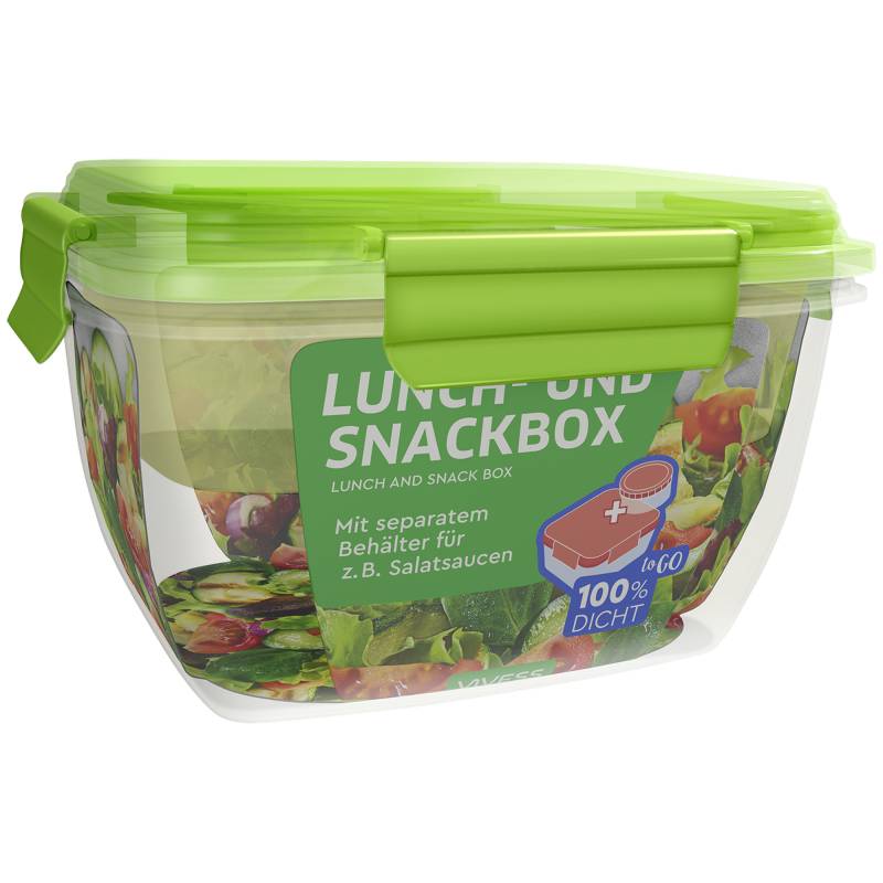Vivess Lunch-und Snackbox to Go inklusive Besteck von Vivess