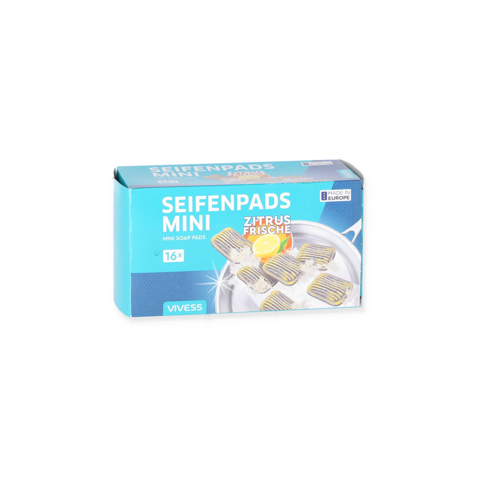 Vivess Mini-Seifenpads Zitrusfrische 16 Stück von Vivess