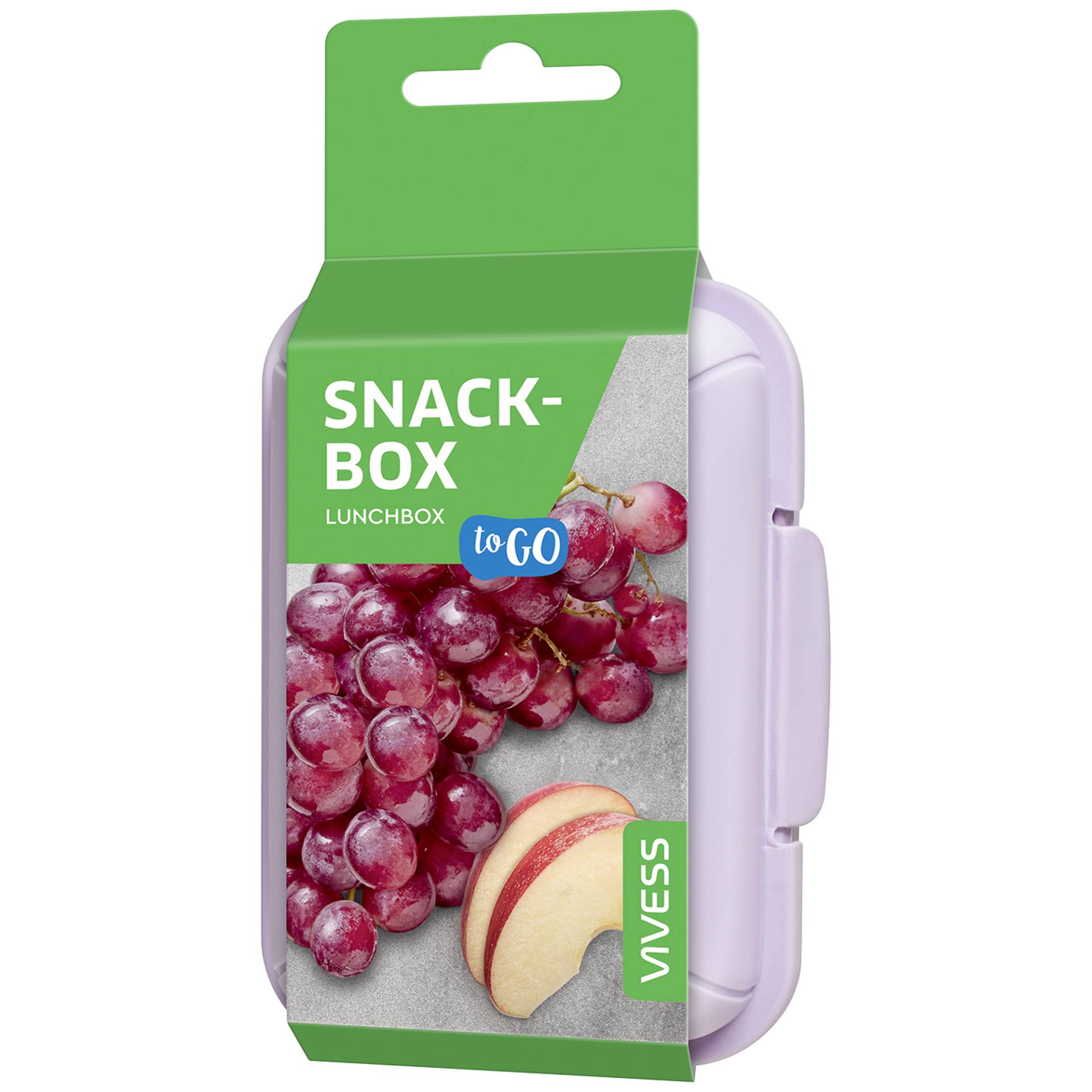 Vivess Snackbox to Go Kunststoff farblich sortiert 400 ml Vivess Snackbox to Go Kunststoff farblich sortiert 400 ml von Vivess