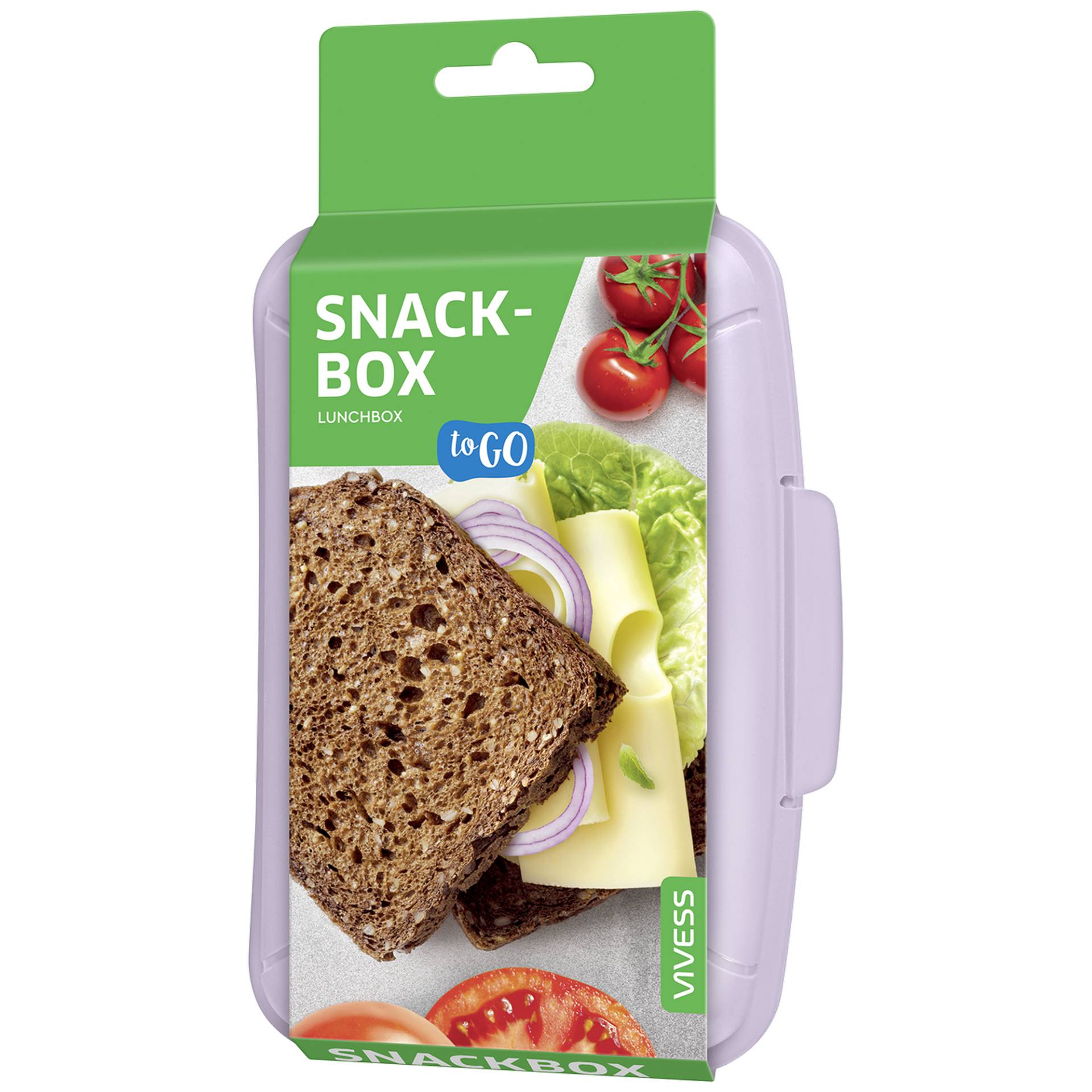 Vivess Snackbox to Go Kunststoff farblich sortiert 750 ml Vivess Snackbox to Go Kunststoff farblich sortiert 750 ml von Vivess