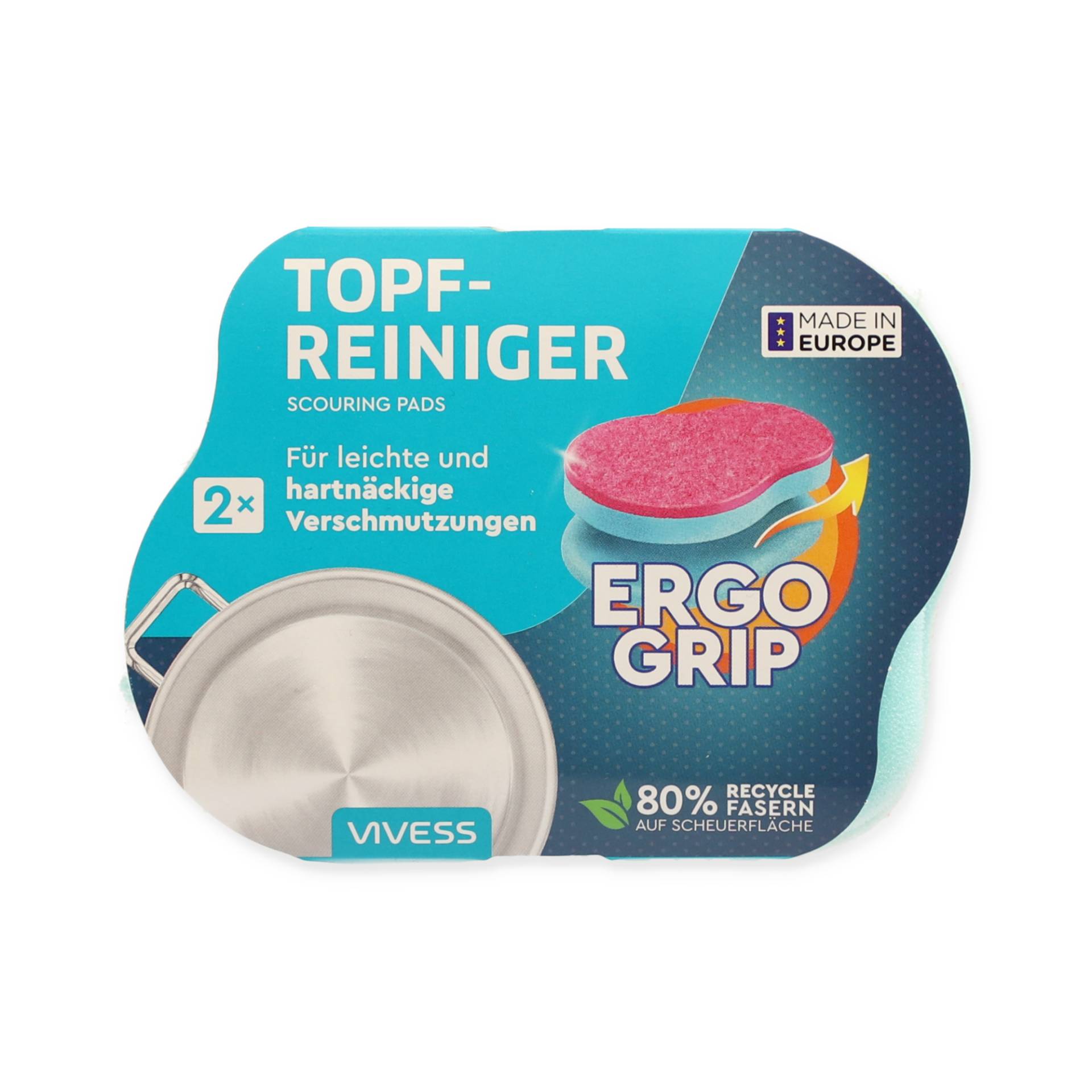 Vivess Topfreiniger 'Ergo Grip' bunt sortiert 2 Stück von Vivess