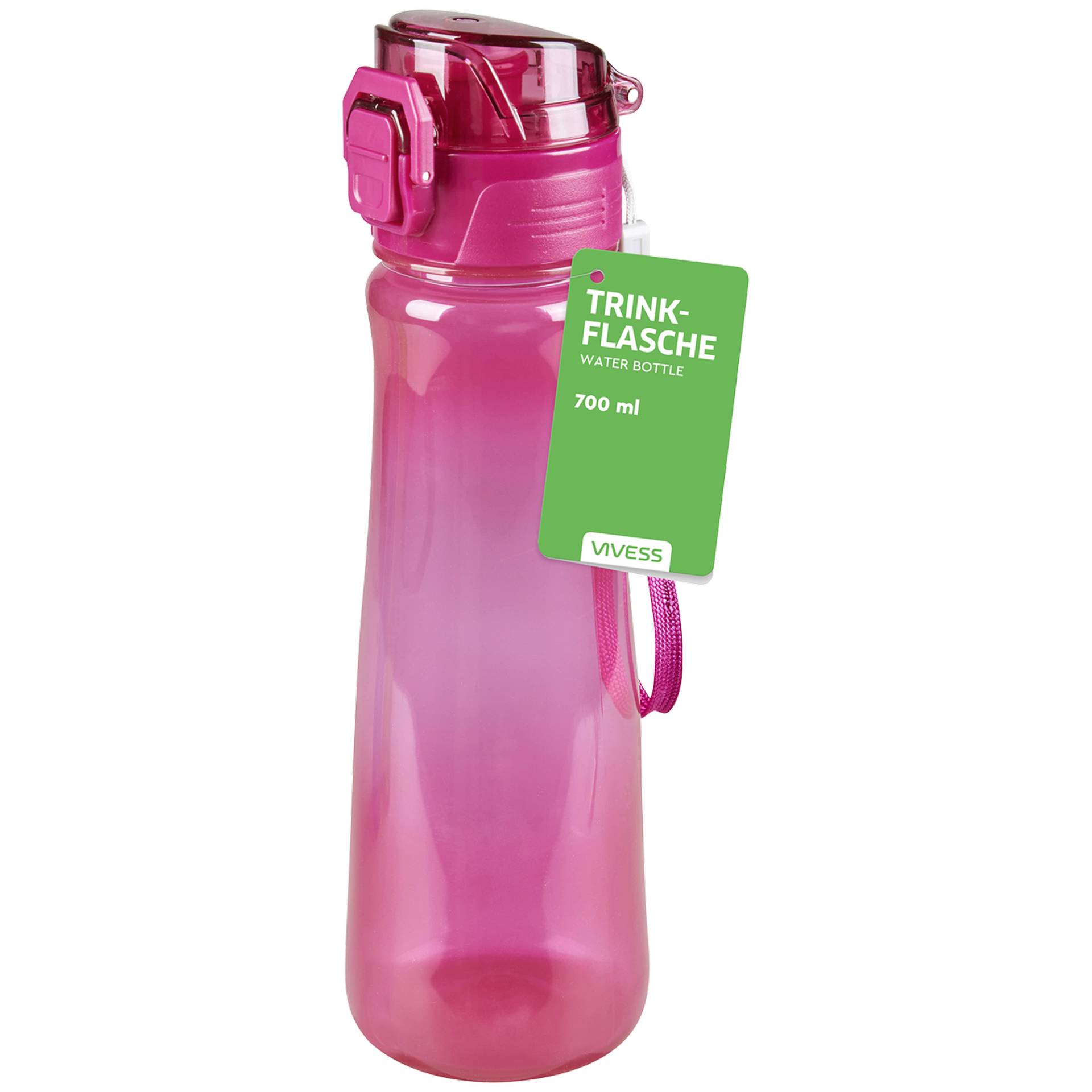 Vivess Trinkflasche Kunststoff farblich sortiert 700 ml Vivess Trinkflasche Kunststoff farblich sortiert 700 ml von Vivess