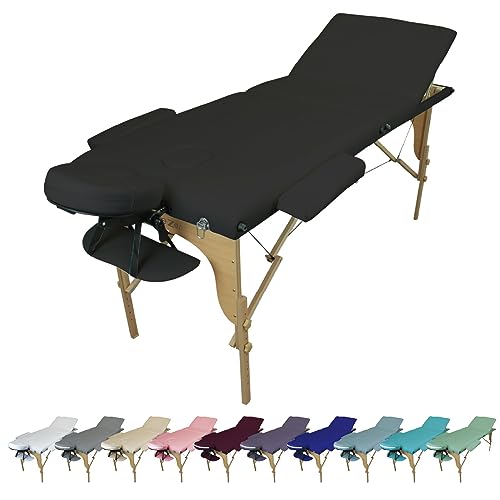 Vivezen - Klappbare 3-Zonen-Massageliege aus Holz mit Reiki-Panel + Zubehör und Tragetasche Vivezen - Klappbare 3-Zonen-Massageliege aus Holz mit Reiki-Panel + Zubehör und Tragetasche von Vivezen
