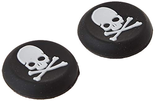Vivi Audio® Daumen Stick Griff Gap Cover Joystick Thumbsticks Kappen für PS4 Xbox One Xbox 360 PS3 PS2 White Skull von Vivi Audio