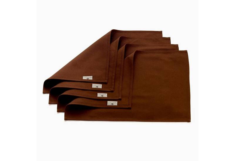 Vivi Idee Platzset 4er/6er Premium 100% Baumwolle Tischsets Platzdeckchen Stoff, (4-St), abwaschbar, Handgenäht, 52x33cm von Vivi Idee