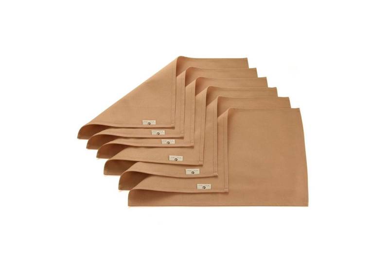 Vivi Idee Platzset 4er/6er Premium 100% Baumwolle Tischsets Platzdeckchen Stoff, (6-St), abwaschbar, Handgenäht, 52x33cm von Vivi Idee